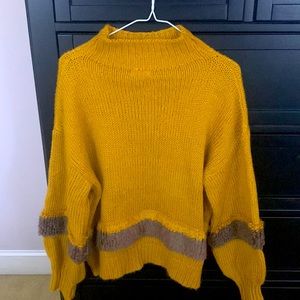 Mock neck sweater
